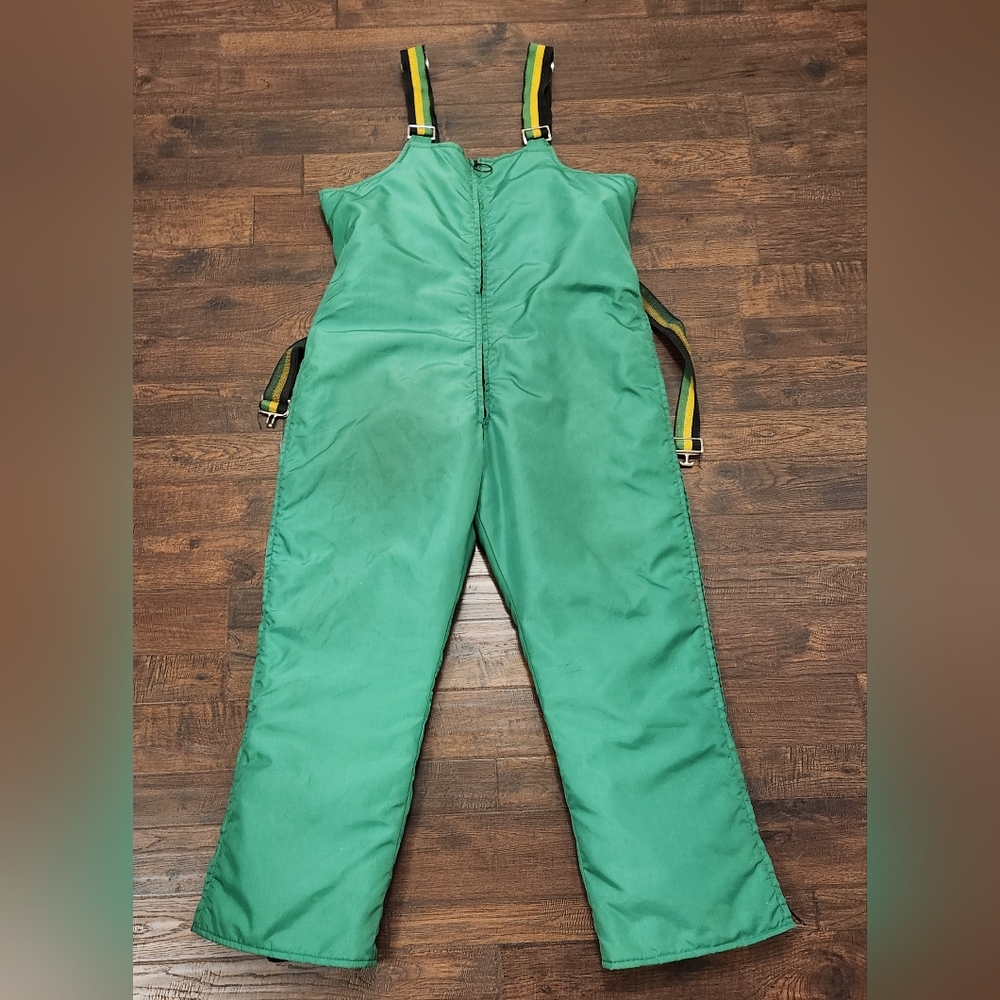 Vintage John Deere Insulated Green Bibs